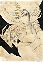 gudiashvili princess with deers